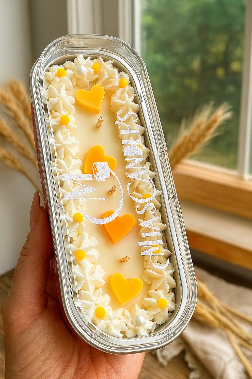 Vela Postre Artesanal | Dulce Tentación con Cera de Soya Vegana