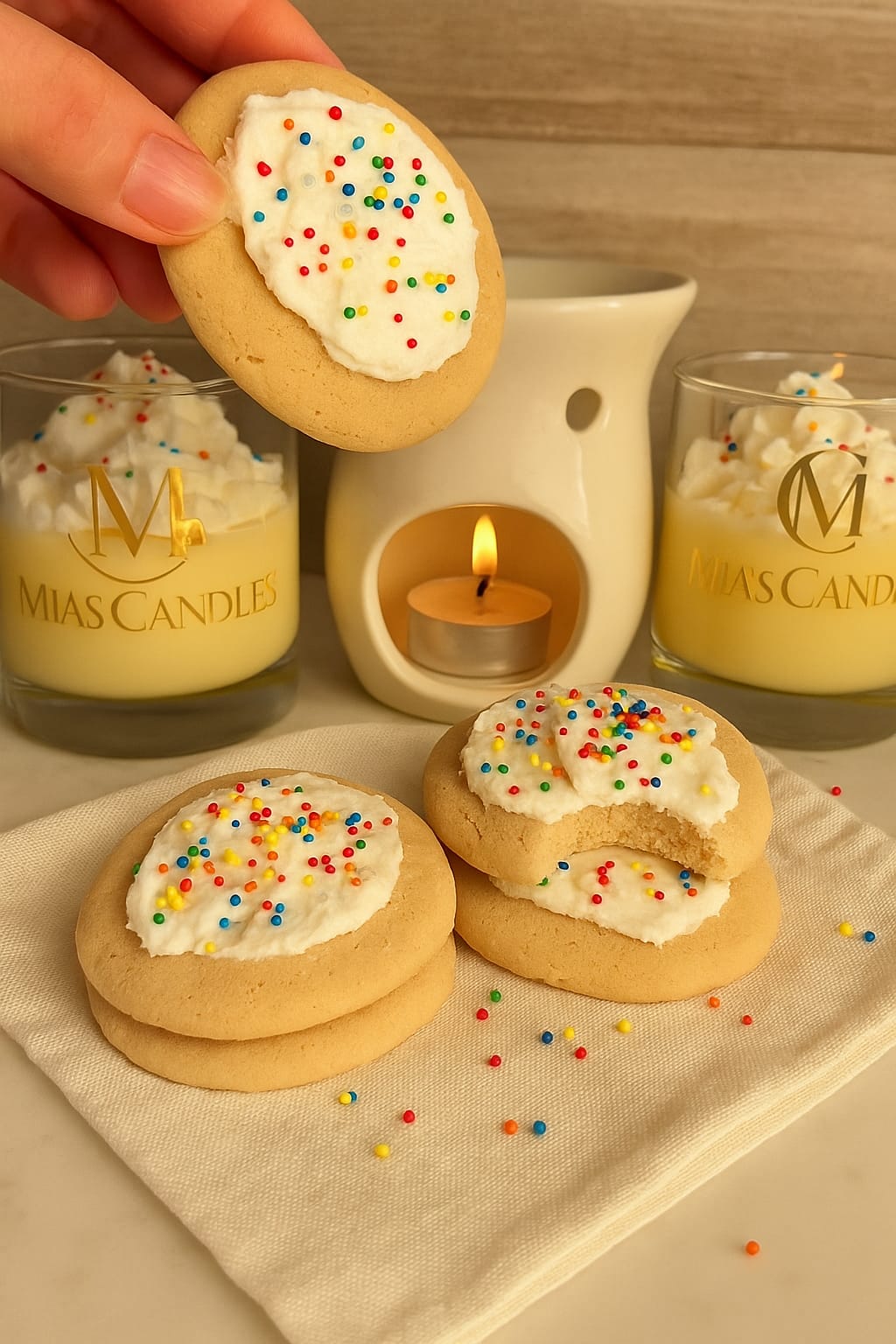 Combo Dulce Artesanal | Vela Postre | Wax Melts de Cera de Soya