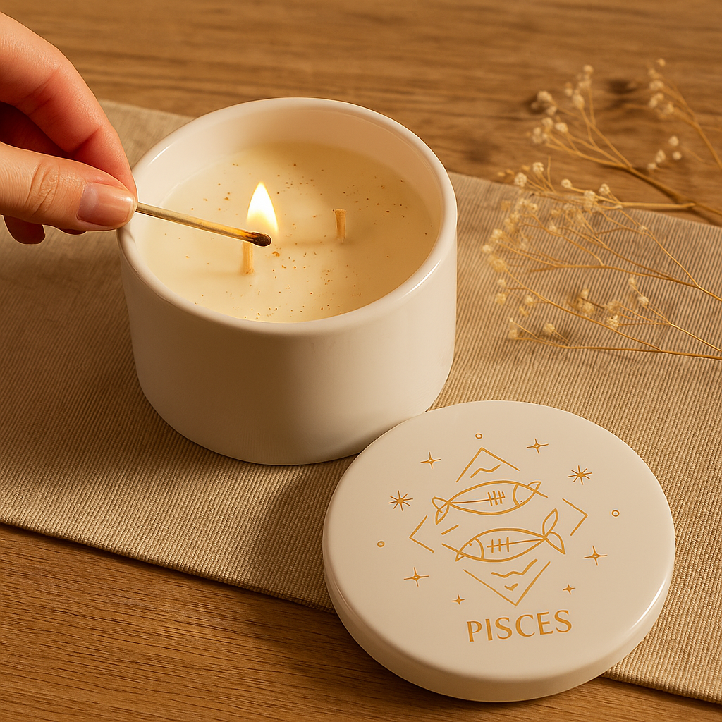 Vela Aromática Zodiacal de Soya | Vela Aromatica