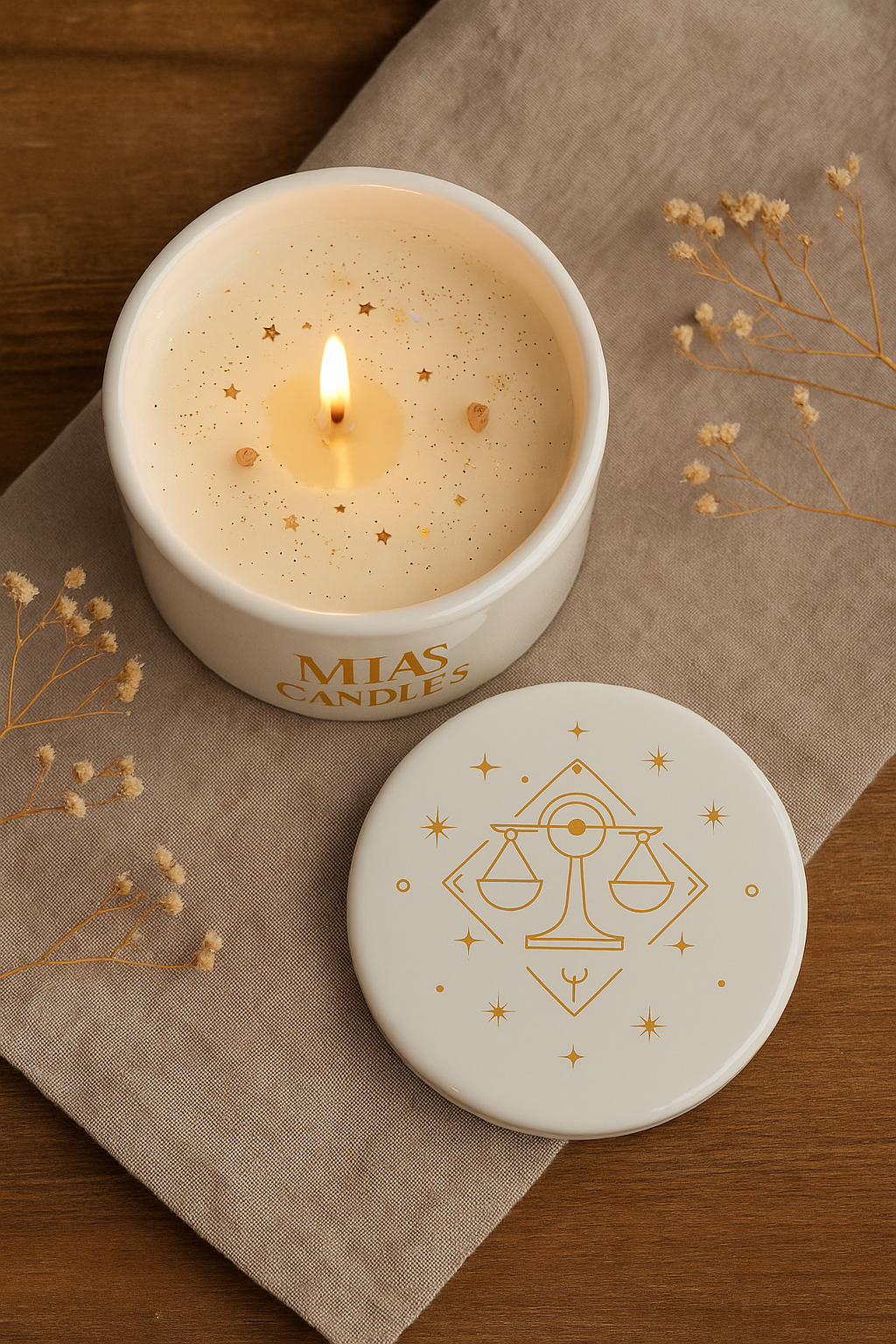 Vela Aromática Zodiacal de Soya | Vela Aromatica