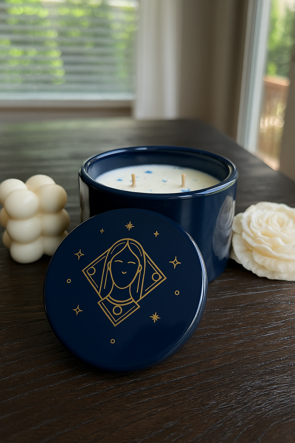 Vela Zodiacal de Soya | Vela Aromática | Regalo Perfecto para Amante de la Astrología