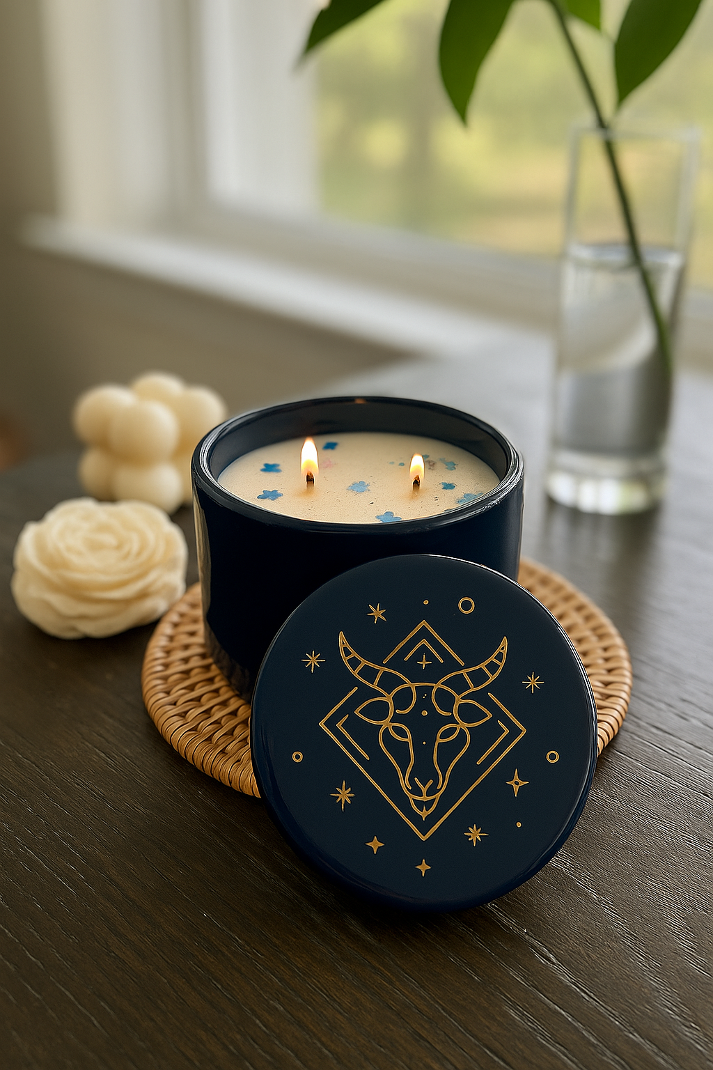Vela Zodiacal de Soya | Vela Aromática | Regalo Perfecto para Amante de la Astrología