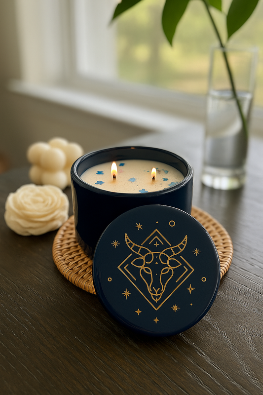 Vela Zodiacal de Soya | Vela Aromática | Regalo Perfecto para Amante de la Astrología